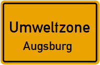Umwelt- oder auch Feinstaubplakette für Umweltzone Augsburg kaufen