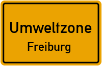 Umwelt- oder auch Feinstaubplakette für Umweltzone Freiburg kaufen