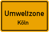 Umwelt- oder auch Feinstaubplakette für Umweltzone Köln kaufen