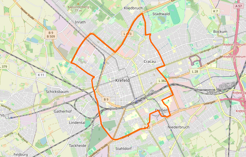 Umwelt- oder auch Feinstaubplakette für Umweltzone Krefeld kaufen