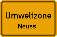 Umweltzone Neuss