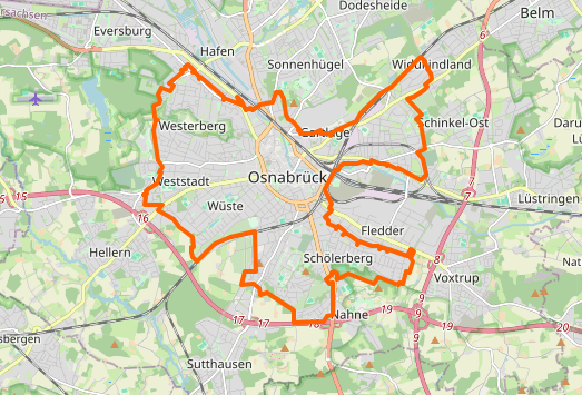 Umwelt- oder auch Feinstaubplakette für Umweltzone Osnabrück kaufen