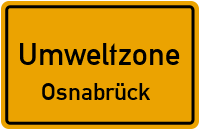 Umwelt- oder auch Feinstaubplakette für Umweltzone Osnabrück kaufen